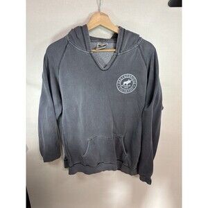 U.S. Vintage Gray Hoodie Breckenridge Colorado Winter Sports Ski Resort Sz L